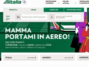 offerte Alitalia Salta Su Family 300x227 Mamma Portami in Aereo