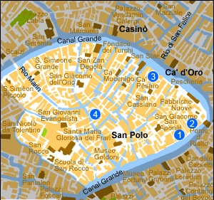 sestiere Sanpolo Alla scoperta di San Polo